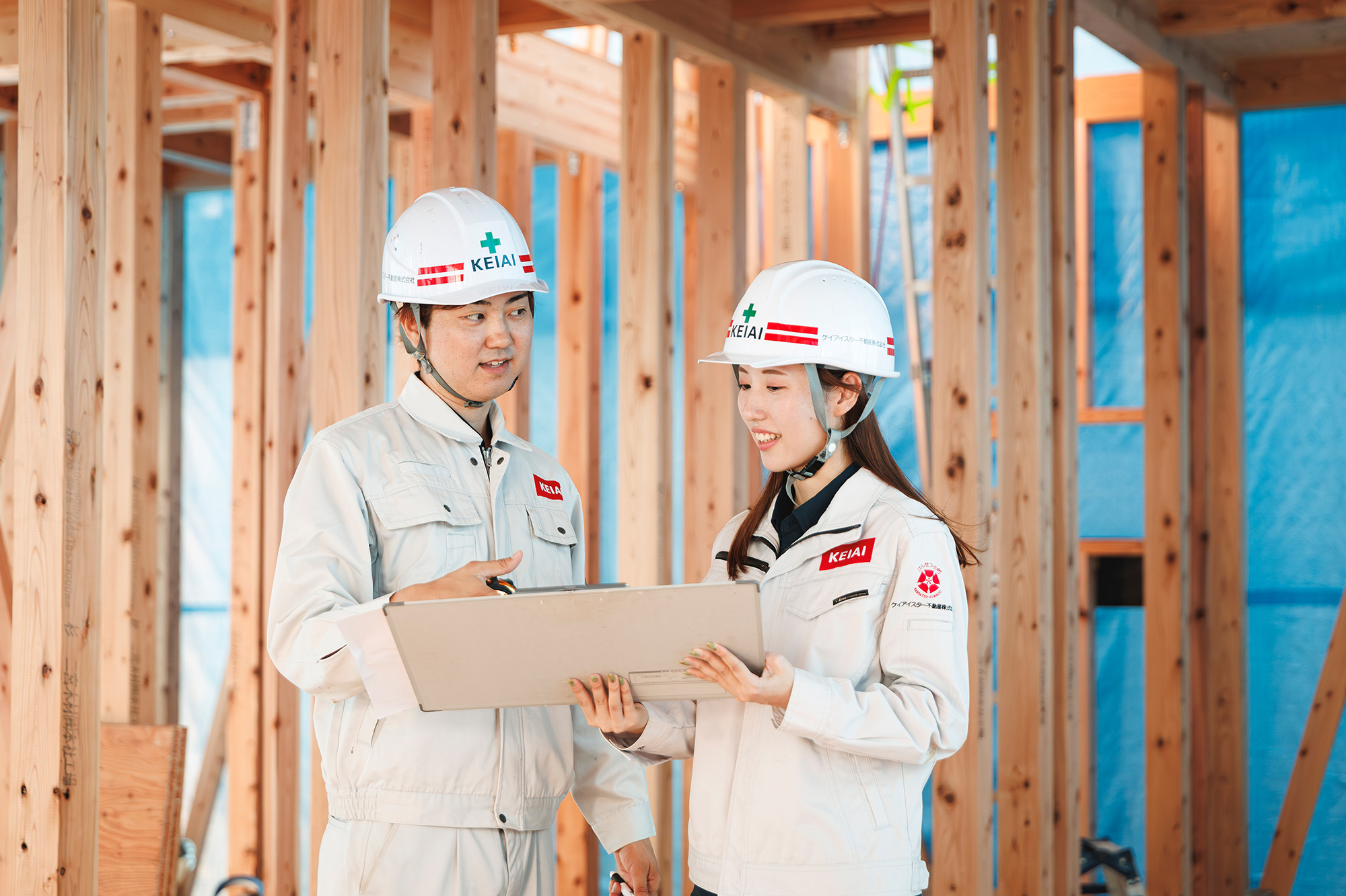 足立建設課：工藤 大成 堀口 愛佳