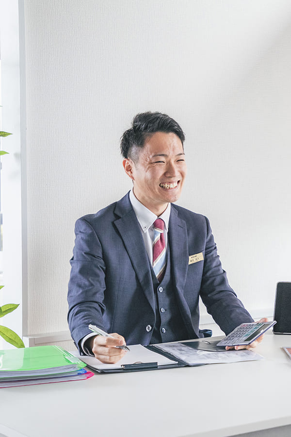 不動産自社販売営業：織茂 航大